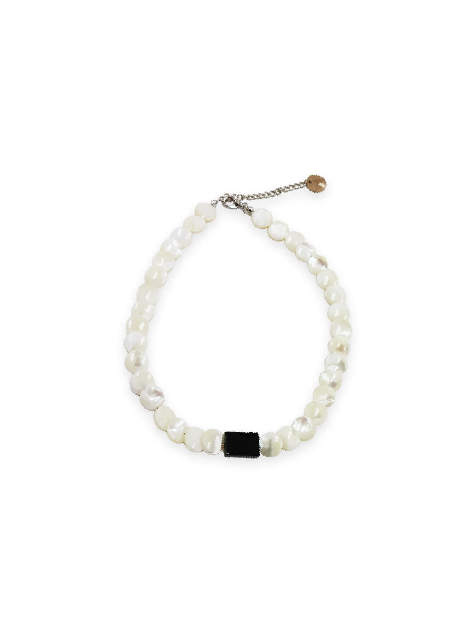 * BELL NECKLACE WHITE